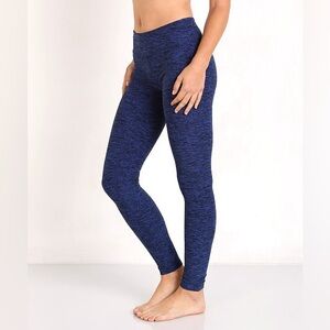 Beyond Yoga Spacedye Essential Long Legging Black/Cobalt Size Small